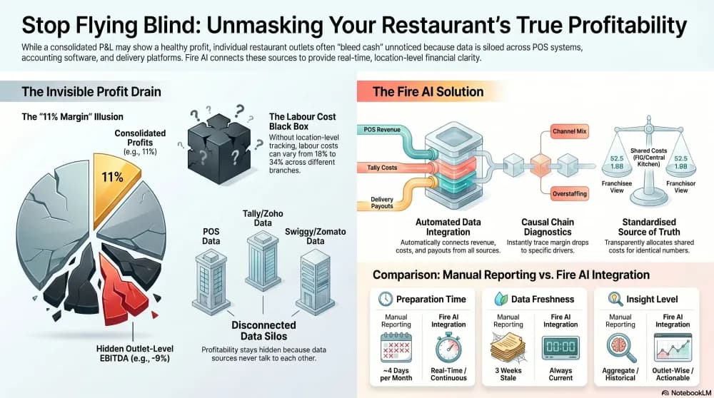Outlet-Wise P&L for Restaurants: Finally Know Which Location Makes Money